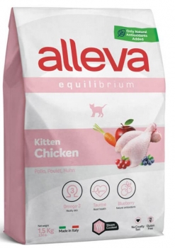 Сухой корм Alleva Equilibrium Kitten Chicken для котят, беременных и кормящих кошек (Курица)